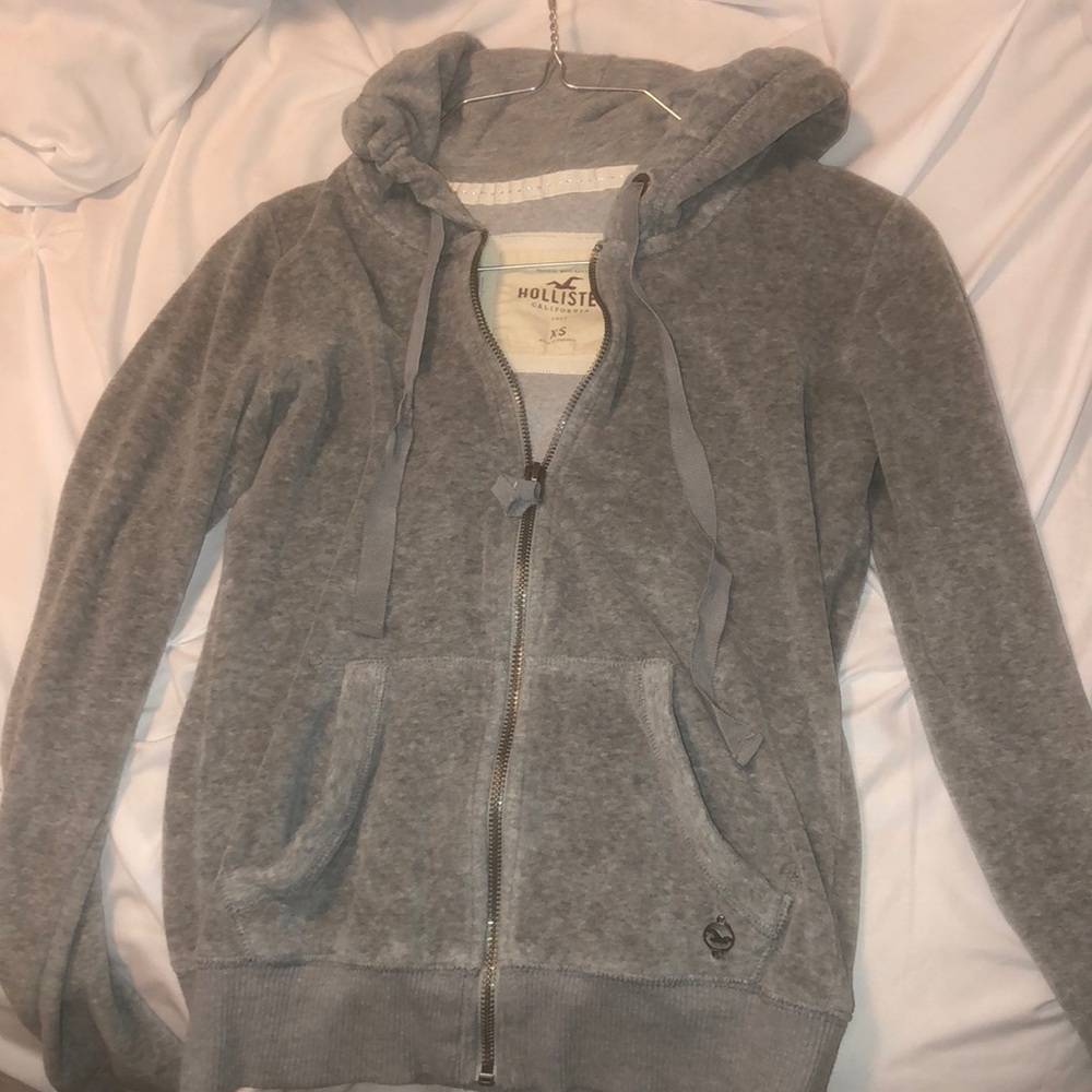 Velvet sweatshirt, Hollister